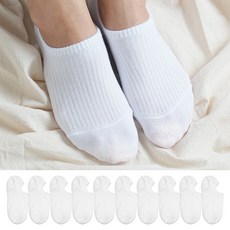 NO DESIGN 女性簡約隱形裸襪 10入