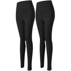 女款高腰瑜珈褲 2入