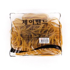 HANA-J 10000 橡膠J型束帶 120 x 5 mm, 黃色, 1個