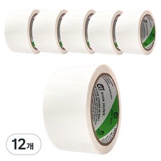 Shin Hung 彩色膠帶 白色 50m, 12個