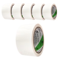 Shin Hung 彩色膠帶 白色 50m, 6個