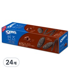 OREO 奧利奧 薄脆夾心餅乾 巧克力慕斯口味, 84g, 24盒