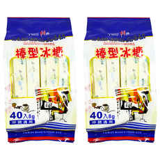 TWS 維生 棒形冰糖 40支, 320g, 2包