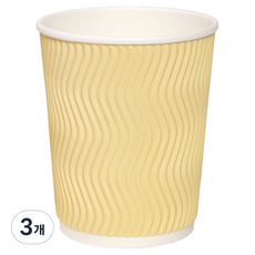 Happypack Hangyeol 黃色紙杯 330ml, 3個, 100入