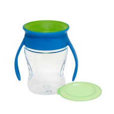 와우컵 베이비 트라이탄 빨대컵, 207ml, 1개, 클리어블루
