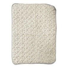 PRIELLE Humming 純棉嬰兒防水墊, 三層防水功效, 四季適用, 韓國生產, 小(75 x 100cm), 象牙白, 1件