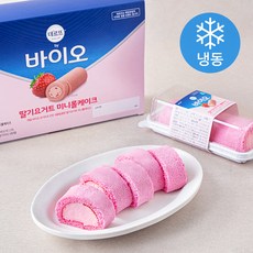 데르뜨 매일 바이오 딸기요거트 미니 롤케이크 3개입 (냉동), 315g, 1개