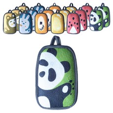 클린온 동물 과일 캐릭터 양면 수세미 6종 세트, 3세트