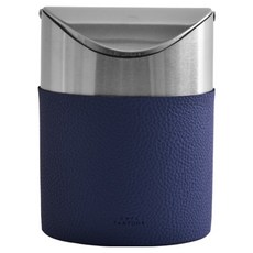 팬톤 스텐레스 가죽 화장대 휴지통, 네이비