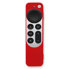 Roots Apple TV 2021矽膠遙控器殼 6代 紅色, 單品