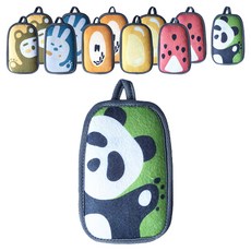 클린온 동물 과일 캐릭터 양면 수세미 6종 세트, 2세트