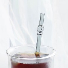 GOODGLAS 好玻 摩艾造型玻璃吸管，高22cm，口徑0.8cm, 1支