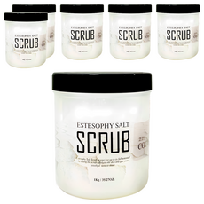 Estesofi 身體磨砂膏椰子鹽, 6個, 1kg