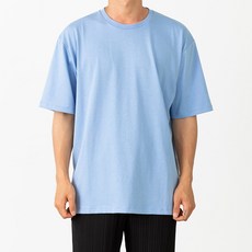 제이에이치스타일 남성용 스탠다드 텐션 라운드 반팔 티셔츠 LNROK516