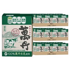 萬丹 保久乳 蛋白質和脂肪 無菌鋁箔包裝, 200ml, 72瓶