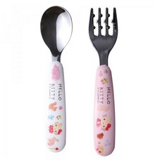 Skater Hello Kitty餐具組 SFBS1, 湯匙+叉子, 混色