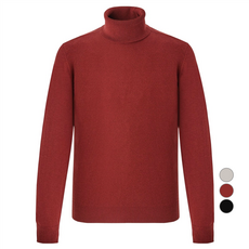 INDIAN 男士素色高領針織衫 MIVBF5W9161