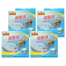 威靈頓 潔廁芳香凝膠 2個, 海洋清香, 84g, 4盒