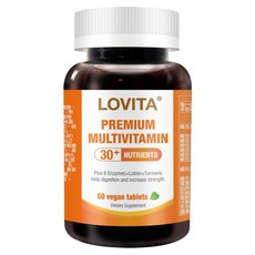 Lovita 綜合維他命礦物質素食錠, 1g, 1瓶, 60錠