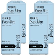 YEJIMIIN 玥之美人 輕薄護墊, 加長型(17.5cm), 46片, 4包