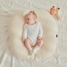 ROTOTO bebe 防翻轉可拆式絎縫靠墊套, 單色