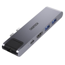 Choetech MacBook Pro 7埠多功能集線 HUB-M24, 灰色