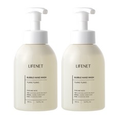 LIFENET 洗手慕斯 依蘭伊蘭香, 2個, 500ml