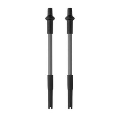 Blender Bottle 可調整彈性吸管 黑色 + 黑色, 2個, 1組