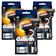 질레트 프로글라이드 매뉴얼 면도기 1입+면도날 2입, 1개입, 3세트