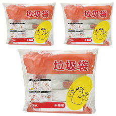 小麥購物 艾草抽繩垃圾袋 Y996 140g 5捲, 500ml, 3包