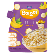 Maeil 每日乳業 Yommy Yommy 穀物脆營養麥片, 香蕉口味, 1歲以上, 100g, 5包