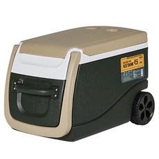 코멕스 캠핑 아이스탱크 바퀴형, 밀리터리 그린, 45L