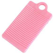Happyj 迷你浴室方形洗衣板, 1個, 粉紅色