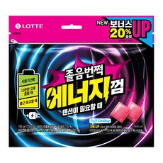 롯데웰푸드 졸음번쩍 에너지껌, 105g, 1개
