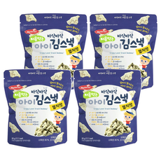 베베스트 처음먹는 아이 김스낵, 멸치맛, 20g, 4개