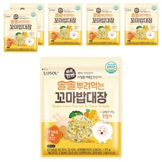 루솔 바로한끼 솔솔뿌려먹는 꼬마밥대장, 닭가슴살 앤 치즈맛, 20g, 6개