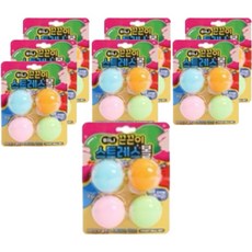 迷你黏性減壓球 4色*8入, 隨機出貨