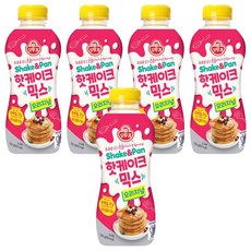 오뚜기 쉐이크 앤 팬 핫케이크믹스 오리지널, 250g, 5개