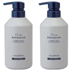 KUMANO 熊野油脂 The Aminorum 奢華氨基酸修護洗髮精, 400ml, 2瓶