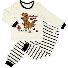 Maykids 男童款暴龍印花9分袖家居服套裝