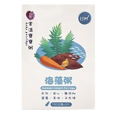 鈞媽御食堂 常溫寶寶粥 海藻粥 10個月以上 3包, 450g, 1盒