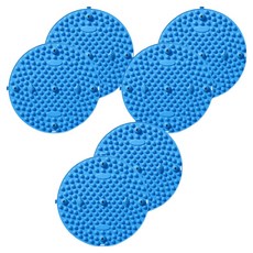 經穴按摩足部指壓墊 37cm, 藍色, 6個