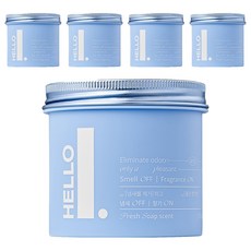 HELLOPROJECT 空氣蠟燭除臭劑 Fresh Soap 正裝, 150g, 5個