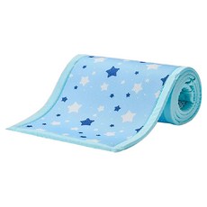 PeNi 培婗 3D透氣嬰兒床床圍 藍白星星 嬰兒安全防護