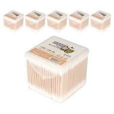 가성비으뜸 프리미엄 멸균 사각 우드 면봉, 300개입, 6개