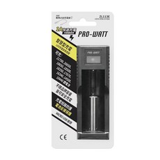 PRO-WATT 華志 ZL113E 智慧型鋰電池單孔充電器 1A快速充電 LED充電狀態顯示 Micro USB接頭, 1個
