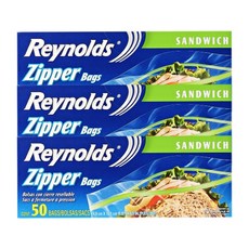 Reynolds 夾鏈袋 50入, S, 3個