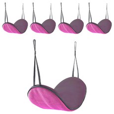 雙面溫涼眼罩 04.桃粉/深紫, 1個, 5個