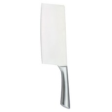 CLARE 白金鋼 304不鏽鋼 刀具 中式菜刀, 不鏽鋼 銀色, 1支