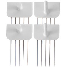 Lemonart 꼭꼬핀 壁紙釘 一字型 2p + U字型 2p 套組, 白色, 3套